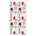 East Urban Home Asian Stall Shower Curtain Single + Hooks Polyester in White | 72 H x 36 W in | Wayfair BBAECC00E4274749A2D84A932F8EFC03
