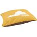 East Urban Home Norfolk Virginia Indoor Dog Pillow Metal in Yellow | 7 H x 50 W x 40 D in | Wayfair F2073FEC6A954CA68E1FE049953D0FB3