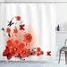 East Urban Home Poppy Shower Curtain Set + Hooks Polyester | 69 H x 105 W in | Wayfair 4642981152A64817AC83A99EE3DDCDA2