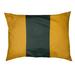 East Urban Home Green Bay Football Stripes Pillow Polyester in Green/Yellow | 6 H x 28 W x 18 D in | Wayfair 180FED4A80E941D5BCEA81F622F3078A