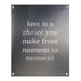 East Urban Home Polyester Handwritten Love Is a Choice Quote Tapestry Polyester in Gray/White | 36 H x 26 W in | Wayfair