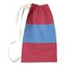 East Urban Home Tennessee Red Football Stripes Laundry Bag Fabric in Red/Blue | 29 H in | Wayfair 2AE2CA318D9440D497682C657CB4C6DC
