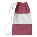 East Urban Home Arizona Football Stripes Laundry Bag Fabric in Red/Gray | Small (29" H x 18" W) | Wayfair C828E6BA536A4CF19902C45A4977AEC0