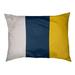 East Urban Home Michigan Stripes Pillow Metal in Blue/Yellow | 7 H x 50 W x 40 D in | Wayfair EDE3E5E941EB4E6DA8C46DCC498F9D60