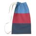 East Urban Home Tennessee Red Football Stripes Laundry Bag Fabric in Red/Gray/Blue | 36 H in | Wayfair FE38EDB2C6014361AED0F2DFCCB911A6