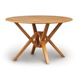 Copeland Furniture Exeter Round Fixed Top Table Wood in Red | 30 H x 48 W x 48 D in | Wayfair 6-EXR-48-03