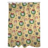East Urban Home Single Shower Curtain + Hooks Polyester in Brown | 71 H x 74 W in | Wayfair 7498AD5E0D194E29BEBEF942E657C206