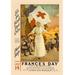 Buyenlarge 'France's Day - Please Help' by Amedee Forestier Vintage Advertisement in White/Yellow | 42 H x 28 W x 1.5 D in | Wayfair