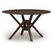 Copeland Furniture Exeter Round Fixed Top Table Wood in Red/Brown | 30 H x 54 W x 54 D in | Wayfair 6-EXR-54-53