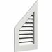 Ekena Millwork Half Peaked Top Left Functional Gable Vent w/ 1" x 4" Flat Trim Frame | 35 H x 41 W in | Wayfair GVPPL36X3001FUN-06