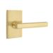 Emtek Privacy (Bed & Bath) Door Lever w/ Rosette | 4 H x 6.38 W x 2.31 D in | Wayfair 5212FRLUS4RH