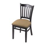 Holland Bar Stool Windsor Back Side Chair Wood/Upholstered in Gray/Black | 33 H x 17 W x 21 D in | Wayfair 312018Blk013