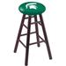 Holland Bar Stool NCAA 36" Bar Stool Wood/Plastic/Acrylic in Brown | 36 H x 19 W x 19 D in | Wayfair RC36OSDCMichSt