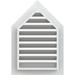 Ekena Millwork Peaked Top Gable Vent Functional, PVC Gable Vent w/1" x 4" Flat Trim Frame | 27" H x 23" W x 3" D | Wayfair GVPPE18X2201FUN-04