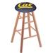 Holland Bar Stool NCAA 24" Bar Stool Wood/Plastic/Acrylic in Brown | 24 H x 18 W x 18 D in | Wayfair RC24OSNatCal-Un