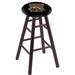 Holland Bar Stool NCAA 36" Bar Stool Wood/Plastic/Acrylic in Brown | 36 H x 19 W x 19 D in | Wayfair RC36OSDCWestMI