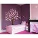 Innovative Stencils Butterfly Cherry Blossom Tree Baby Nursery Wall Decal Vinyl in Pink/White | 72 H x 52 W in | Wayfair 1139 72 SP W