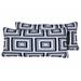 Atrium Indoor/Outdoor Lumbar Pillow Polyester/Polyfill/Acrylic in Gray kathy ireland Homes & Gardens by TK Classics | 11 H x 22 W x 6 D in | Wayfair