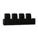 Latitude Run® Blaze XL900 Home Theater Row Seating (Row of 4) Microfiber/Microsuede in Black | 44 H x 126 W x 40 D in | Wayfair LDER5907 45373219