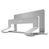 Macally Aluminum Vertical Monitor Stand Metal in Gray | 3.5 H x 7.5 W x 4 D in | Wayfair VCSTANDA