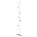 Hubbardton Forge Abacus 240" LED Novelty Floor Lamp Metal in White/Yellow | 240 H x 27.5 W x 5.5 D in | Wayfair 289520-LED-STND-84-GG0668