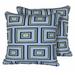 Atrium Indoor/Outdoor Throw Pillow Polyester/Polyfill/Acrylic in Green kathy ireland Homes & Gardens by TK Classics | 16 H x 16 W x 6 D in | Wayfair