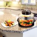 Mega Chef Multipurpose Countertop Halogen Oven Air Fryer Plastic in Black | 14 H x 14.25 W x 9 D in | Wayfair 950111971M