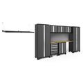 NewAge Products Bold Series 8 Piece Garage Storage Cabinet Set Steel in Gray | 77.25 H x 132 W x 18 D in | Wayfair 50801