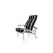 Red Barrel Studio® Hinch Recliner Patio Chair w/ Cushions in White | 43 H x 28.25 W x 34.5 D in | Wayfair 126124C951EE4FC29560370433C45AE8