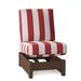 Winston Porter Cherin Patio Chair w/ Cushions Plastic in Brown | 38.5 H x 23.5 W x 34.5 D in | Wayfair 6D7F04D42E7D435D91B53D9B3BA2BB47