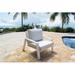 Panama Jack Outdoor Mykonos Patio Chair in Pink/Gray/White | 31.5 H x 35 W x 35 D in | Wayfair PJO-2401-WHT-LC