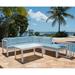 Panama Jack Outdoor Sandcastle 4 - Person Outdoor Seating Group | Wayfair PJO-2601-WHT-SET/SU-735