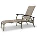 Red Barrel Studio® Hinch Marine Grade Sling Reclining Chaise Lounge Metal | 39 H x 31 W x 65.5 D in | Outdoor Furniture | Wayfair
