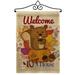 Breeze Decor Nut House Burlap Nature Wildlife Impressions Decorative 2-Sided Polyester 1.5 x 1.1 ft Garden Flag in Brown | Wayfair