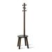 Umbra Pillar Solid Wood 6 - Hook Freestanding Coat Rack Wood/Metal in Brown | 65 H x 19.63 W x 19.63 D in | Wayfair 1014257-048