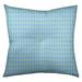 Latitude Run® Avicia Geometric Throw Pillow Polyester/Polyfill blend in Green/White/Blue | 26 H x 26 W x 7 D in | Wayfair