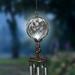 Exhart Solar Caged Wind Chime Glass | 45.25 H x 6 W x 6 D in | Wayfair 13209-RS