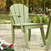 Latitude Run® Boganville Patio Dining Chair Wood in Yellow | 36.75 H x 28.5 W x 23 D in | Wayfair FBAD3A4413DB4F0D90CCAAA0E26731FE