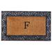 Winston Porter Conteh Prestige Monogram 30 in. x 18 in. Non-Slip Outdoor Door Mat Rubber | Wayfair 9EE470469A9C4C24B63DBBAE22461BE2