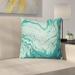 Wade Logan® Bandur Indoor/Outdoor Throw Pillow Polyester/Polyfill blend in Blue | 22 H x 22 W x 4 D in | Wayfair 2FA1BEFE2D084EDF86EBC84C2698A8CA