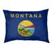 Tucker Murphy Pet™ Burien Montana Flag Designer Pillow Fleece, Polyester | 14 H x 42.5 W x 32.5 D in | Wayfair 2BD4BF0CB0C64487ADB08F72D95F03C0