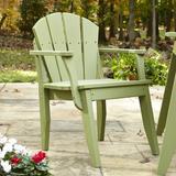 Latitude Run® Boganville Patio Dining Chair Wood in Yellow | 36.75 H x 28.5 W x 23 D in | Wayfair CCD931278EFF4B3FB368317EBD5A79DC