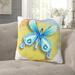 August Grove® Joseph Square Butterfly Pillow Cover & Insert Microsuede | 18 H x 18 W x 3 D in | Wayfair 5795E8D35E6242878C92A0D3E5AF37FB