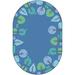 Blue/Green 53 x 0.31 in Area Rug - Carpets for Kids Premium Tufted Area Rug Nylon | 53 W x 0.31 D in | Wayfair 9301