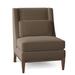 Side Chair - Fairfield Chair Justin 30" Wide Side Chair Polyester/Other Performance Fabrics in Gray/Brown | 40.5 H x 30 W x 33.5 D in | Wayfair