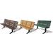 Arlmont & Co. Witherspo Plastic Park Outdoor Bench Plastic in Green | 72"(2 x 4 Planks) | Wayfair E508BCEB1AA943D1A350963900E589A2