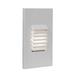 WAC Lighting Vertical Louvered Deck Light Metal in White | 5 H x 3.13 W x 1.75 D in | Wayfair 4061-AMWT