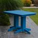 Red Barrel Studio® Nettie Plastic Dining Table Metal in Blue | 32 H x 72 W x 33 D in | Outdoor Dining | Wayfair 850A728B292E4E6BBA95678ADB1684D9
