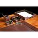 Astoria Grand Faulk 5 Piece Desk Set Leather in Brown | 4 H x 30 W x 18 D in | Wayfair 2CF2CB37C1D740638BD7E56A60944089