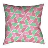 Latitude Run® Avicia Throw Pillow Linen, Spun Polyester in Red/Pink/Green | 14 H x 14 W x 3 D in | Wayfair 61272A3BFFFC4380AF17524A34944140